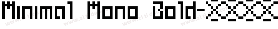 Minimal Mono Bold字体转换